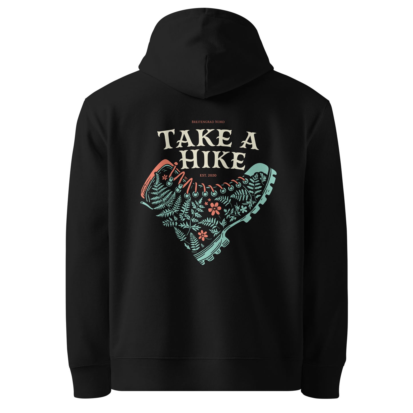 Take A Hike Hoodie in Schwarz