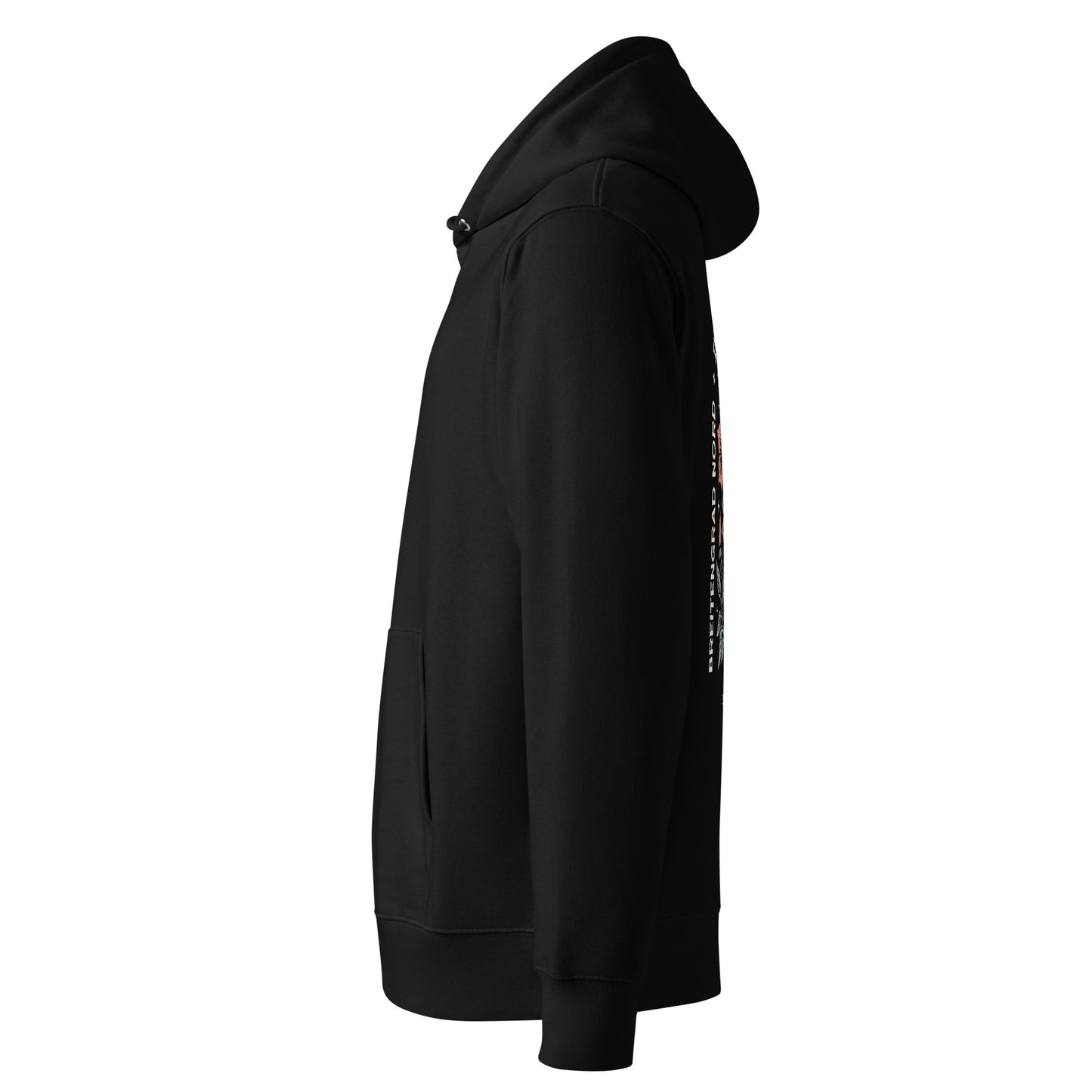 Naturblüte Hoodie in Schwarz