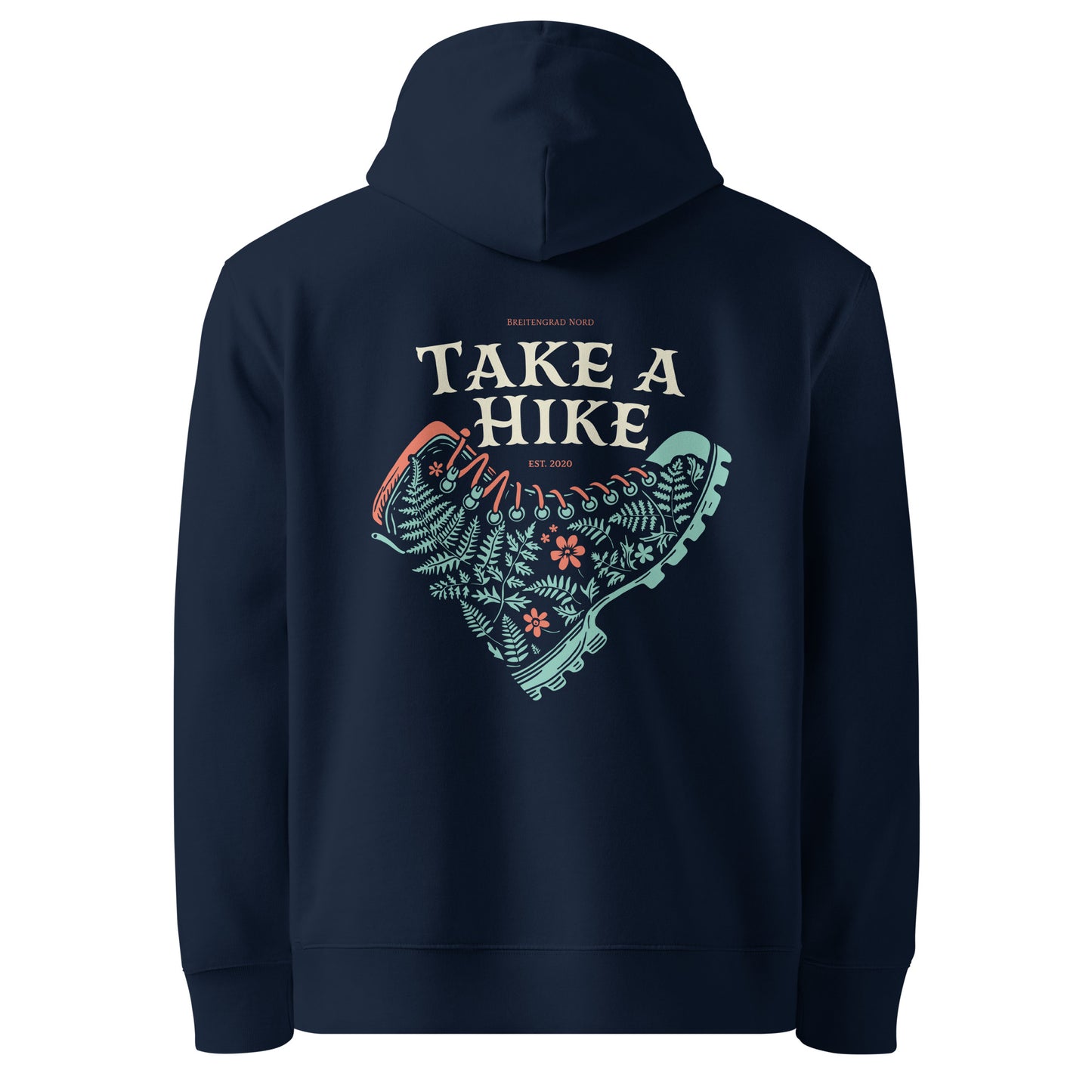 Take A Hike Hoodie in Navy