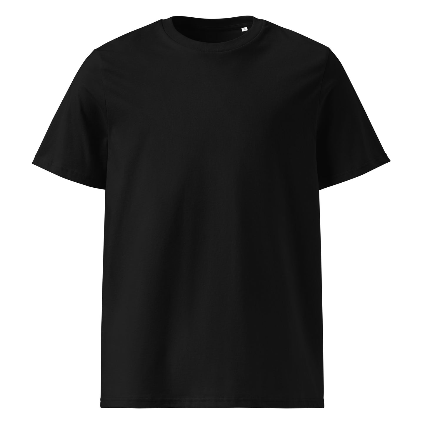 Naturblüte Bio-Baumwoll-T-Shirt in Schwarz