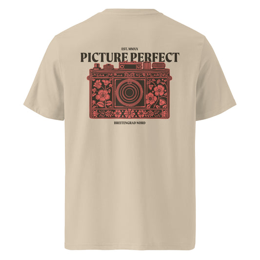 Picture Perfect Bio-Baumwoll-T-Shirt in Beige